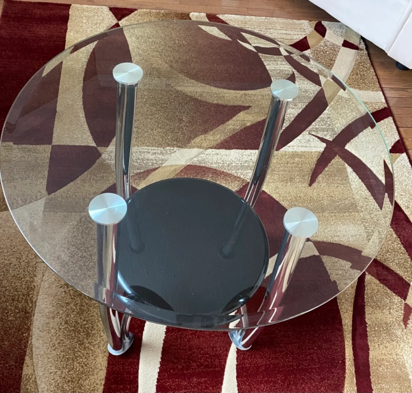 Glass-top Coffee Table Set with Two End Tables image indicator(4)