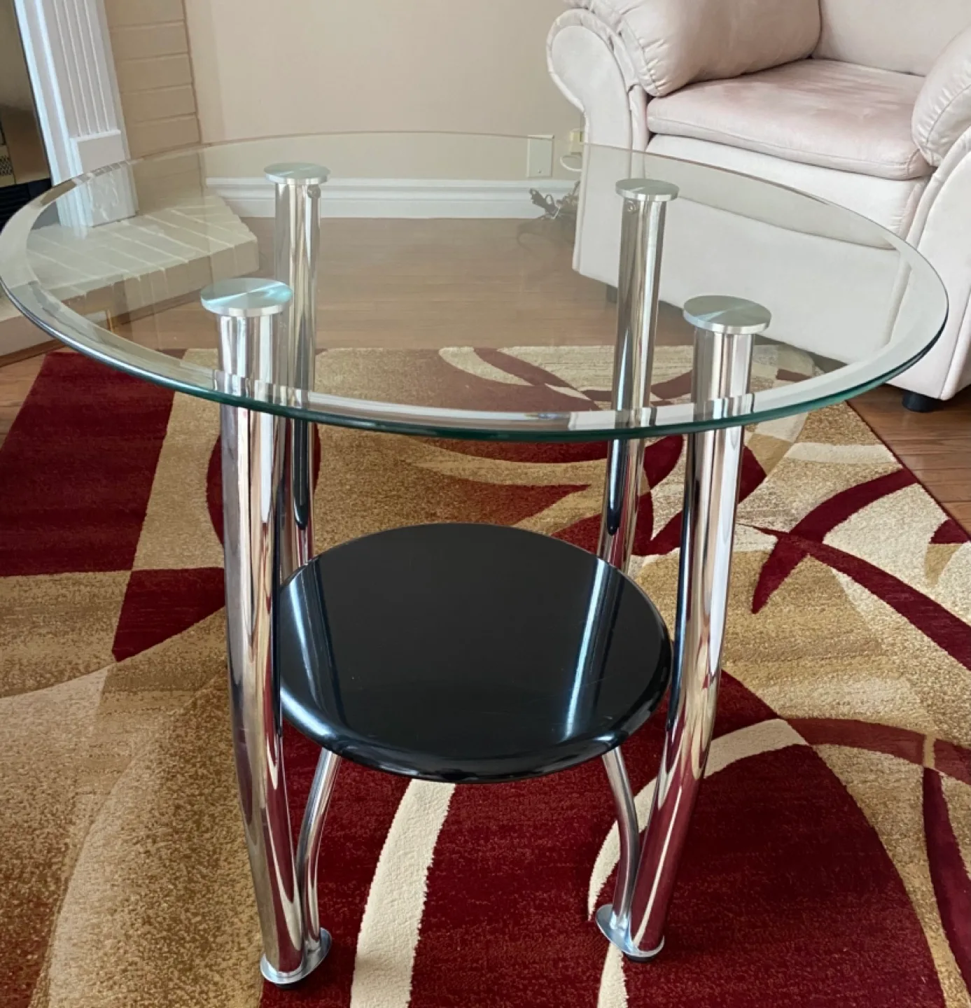 Glass-top Coffee Table Set with Two End Tables image indicator(3)
