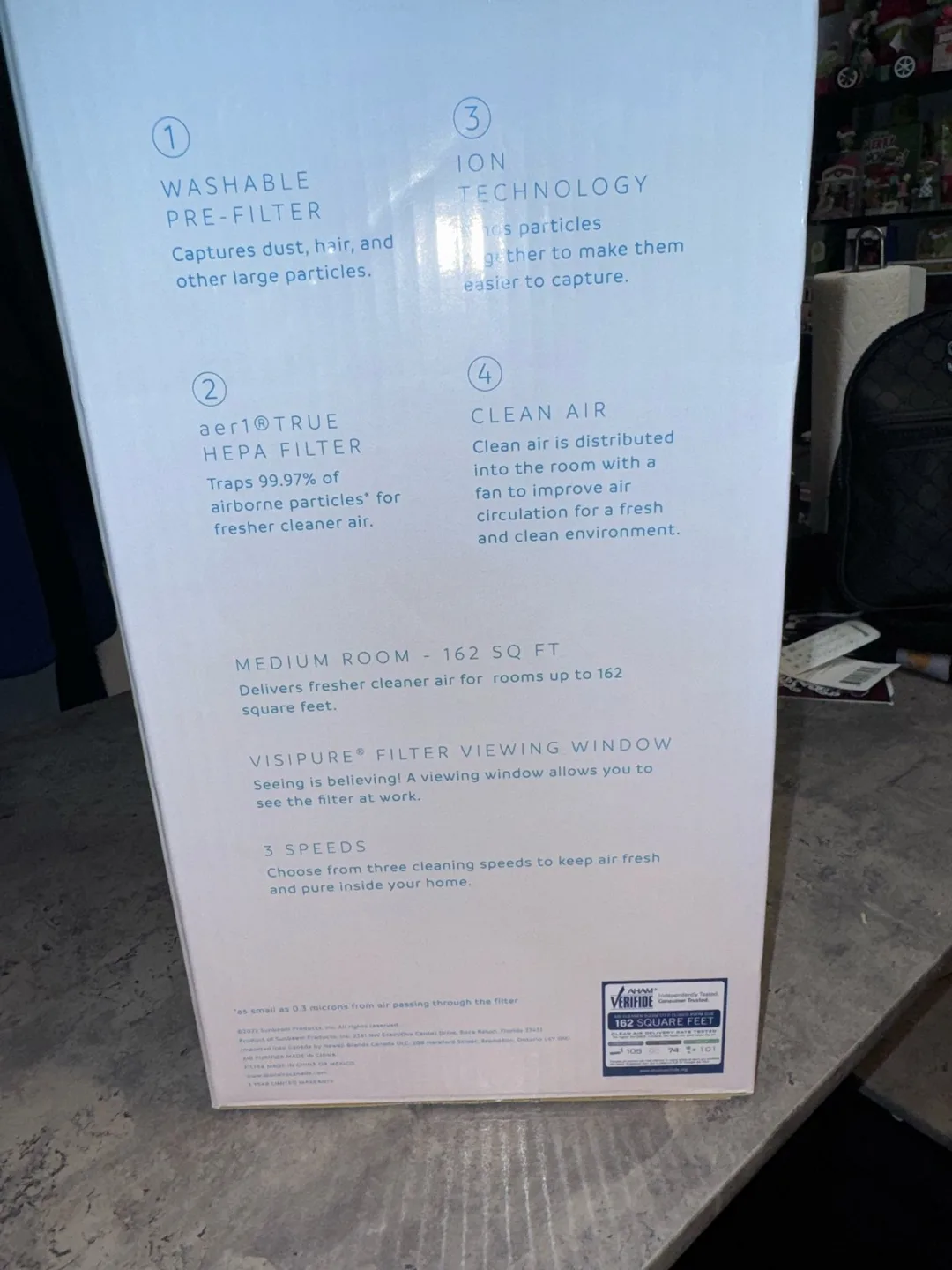 Bionaire aeri® Air Purifier for Medium Rooms image indicator(2)