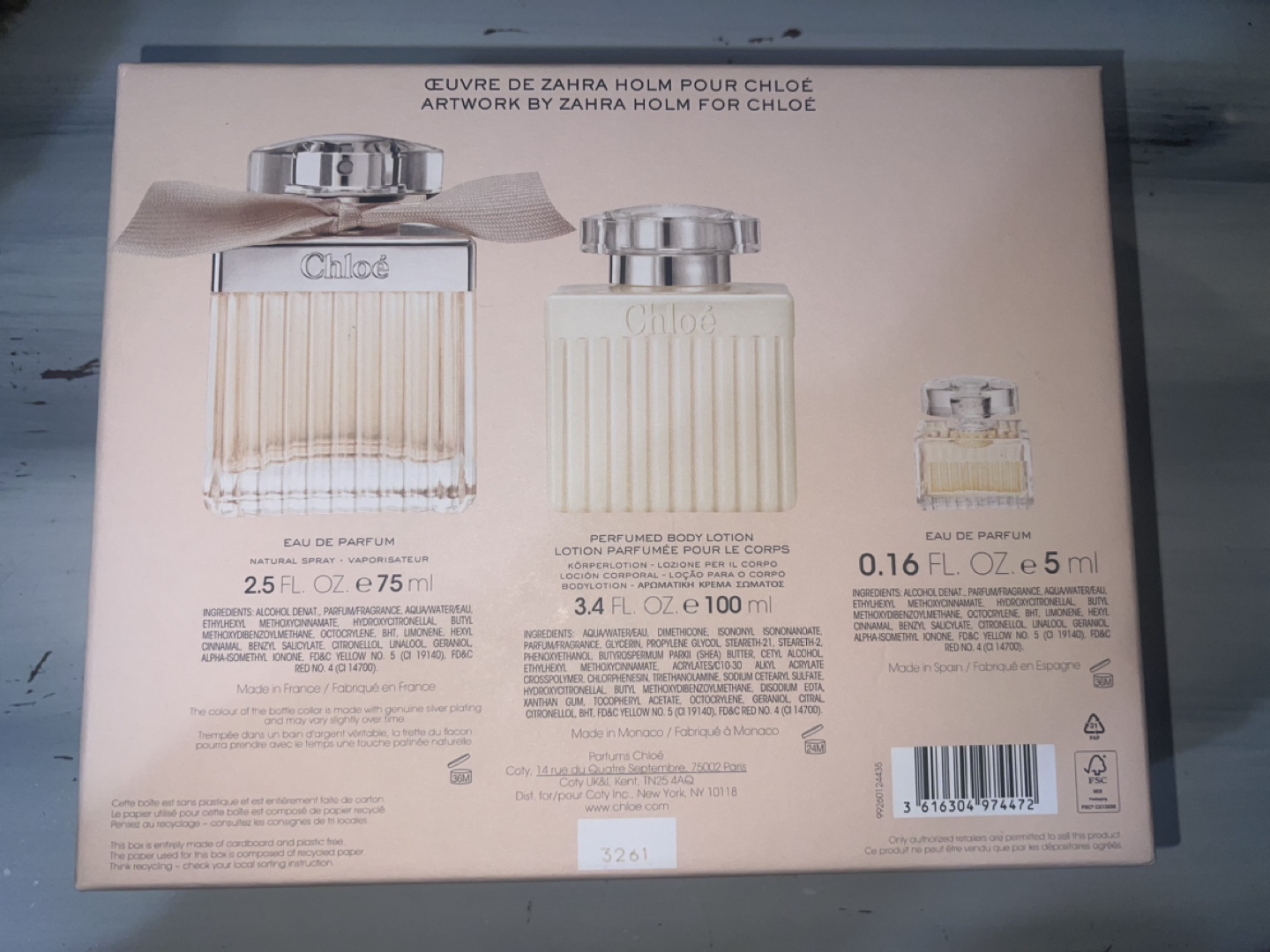 Chloé Perfume Gift Set - Eau de Parfum, Lotion, and Rollerball - photo 3