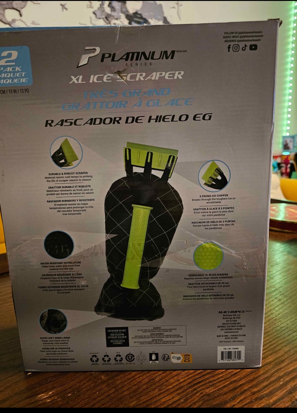 Platinum Series XL Ice Scraper - 2 Pack - photo 2