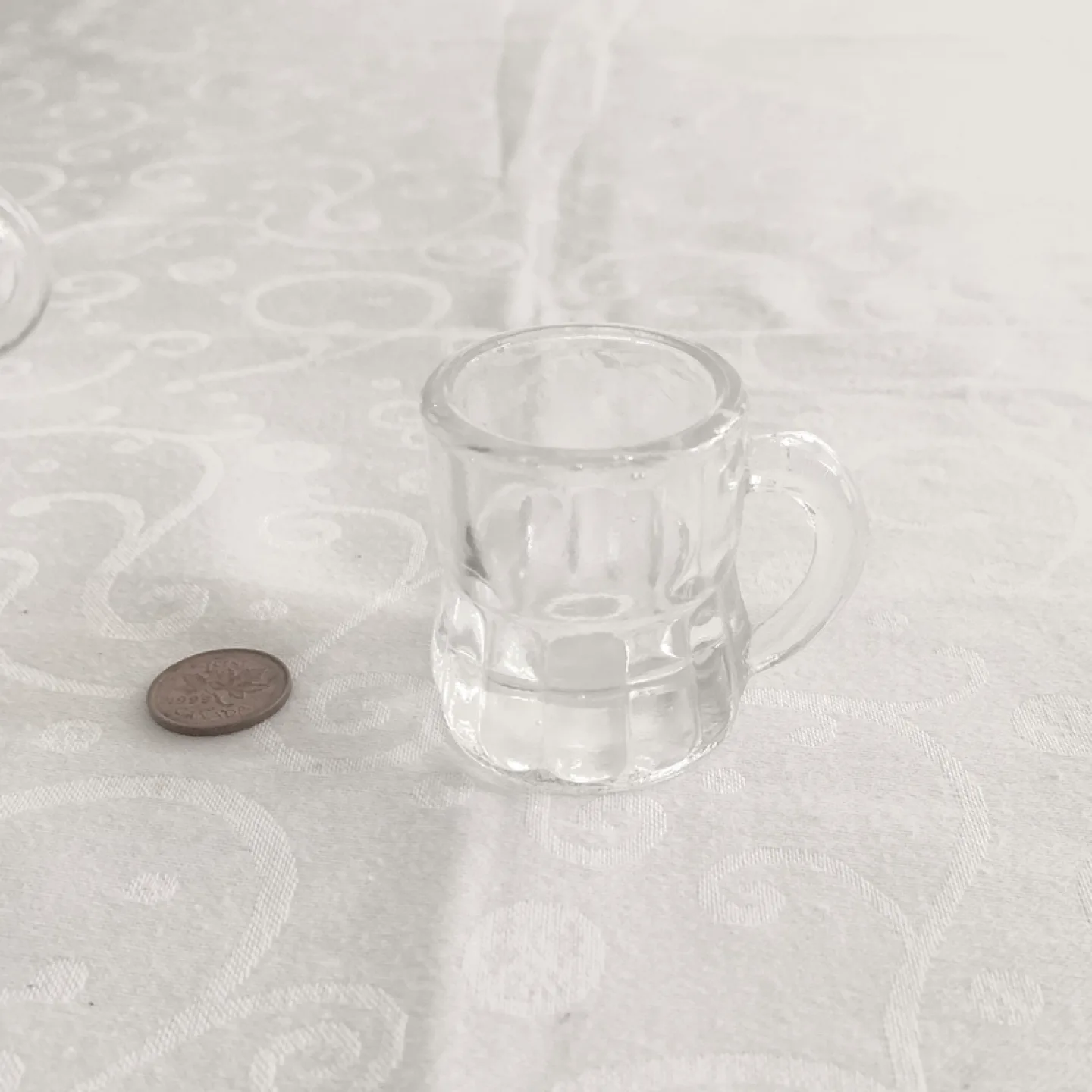 Set of six miniature glass beer steins image indicator(5)