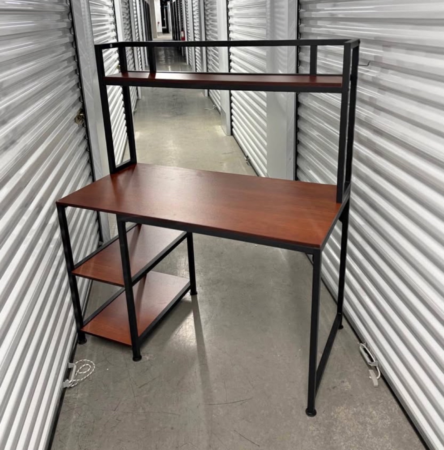 Computer Desk with Bookshelf - photo 2
