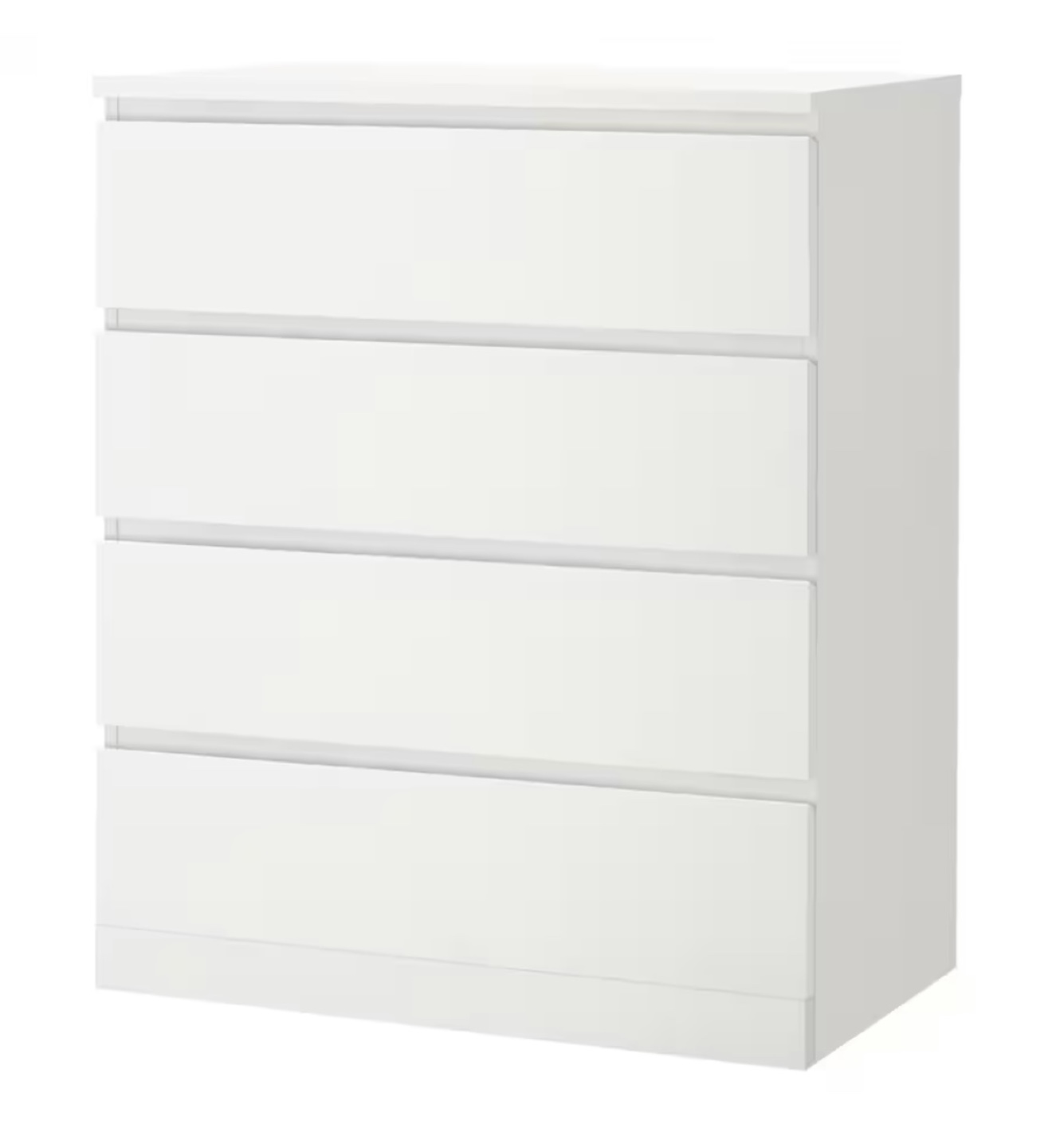 IKEA MALM 4-Drawer Chest - White