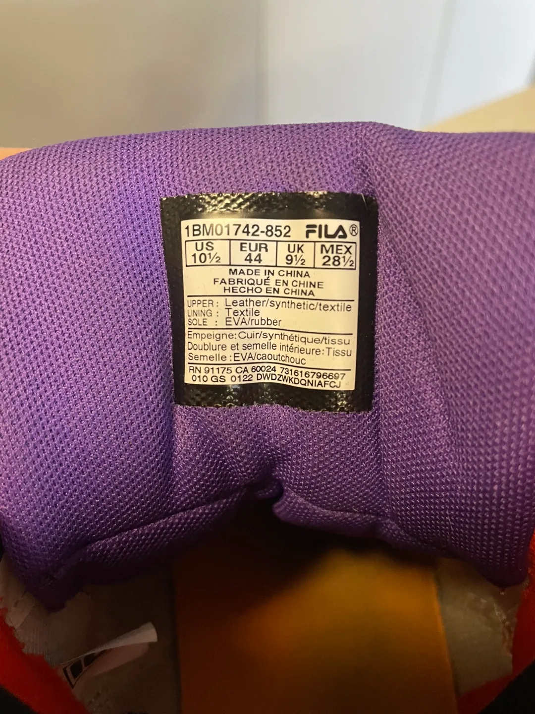 Fila Men's Basketball Shoes - Size 10.5 image indicator(5)