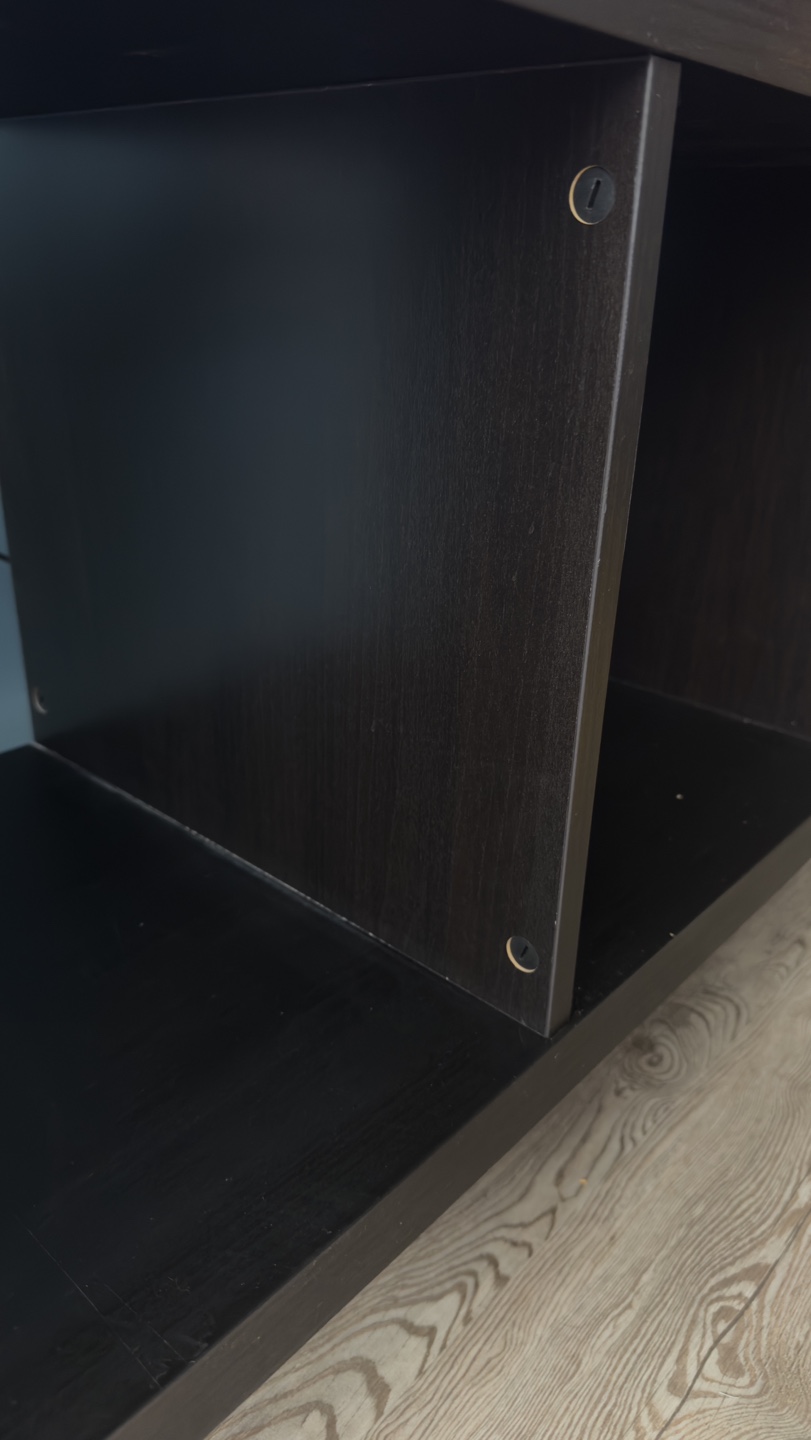 Black TV Stand with Storage - photo 3