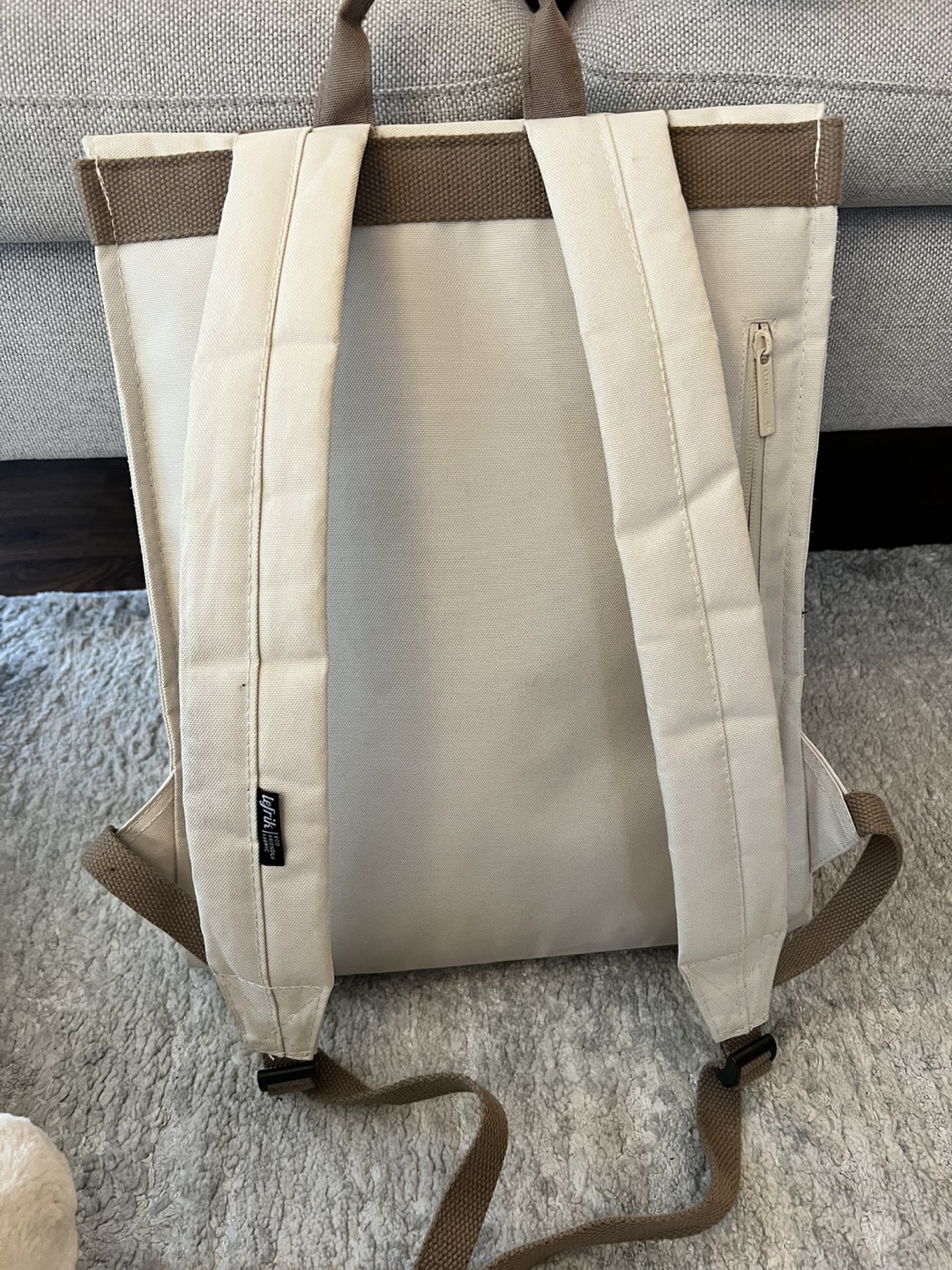 Lefrik Eco-Friendly Backpack - Beige - photo 2