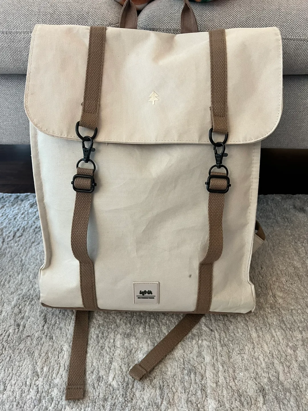 Lefrik Eco-Friendly Backpack - Beige thumbnail