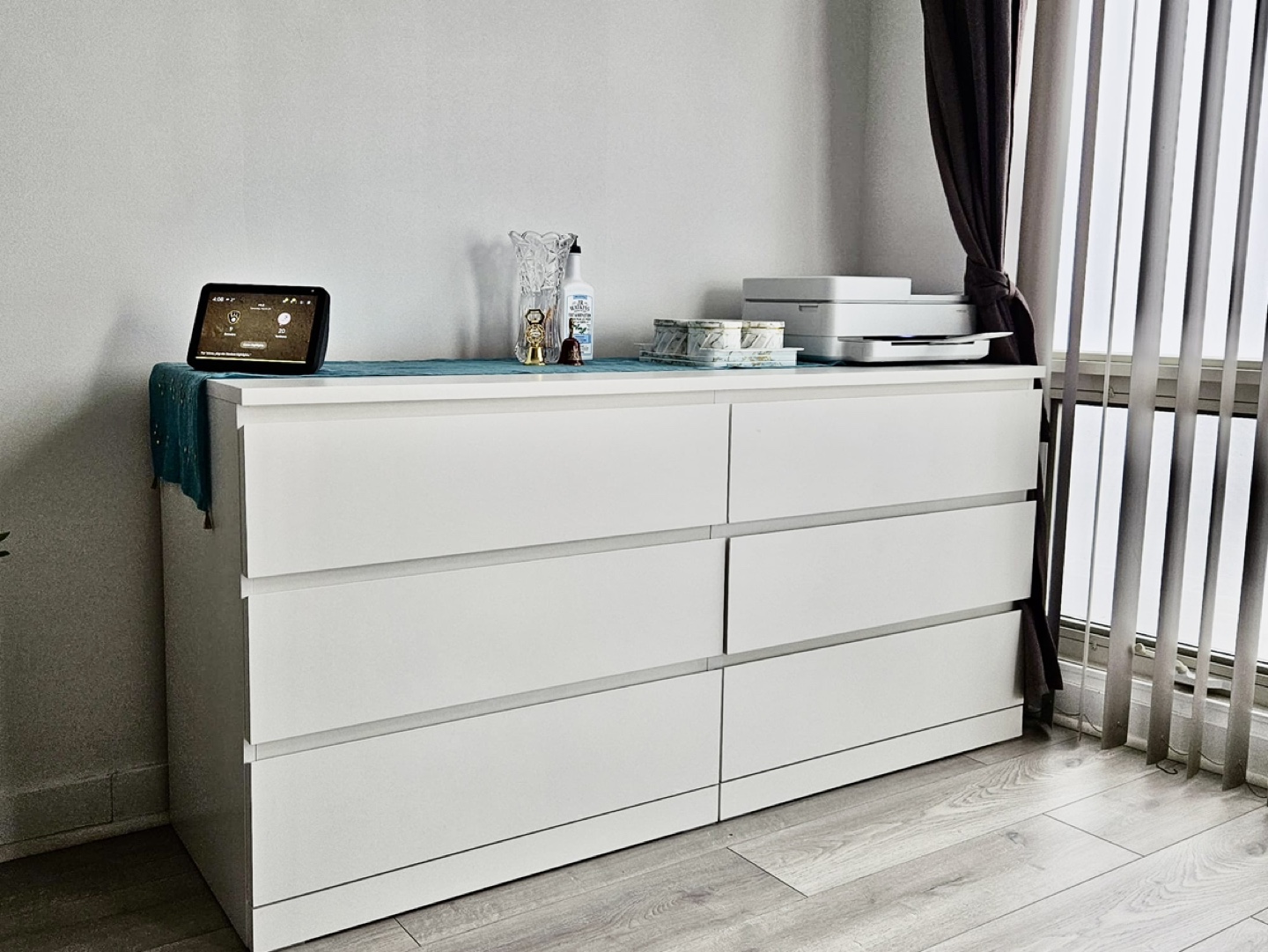 IKEA MALM 6-drawer dresser - White - photo 2