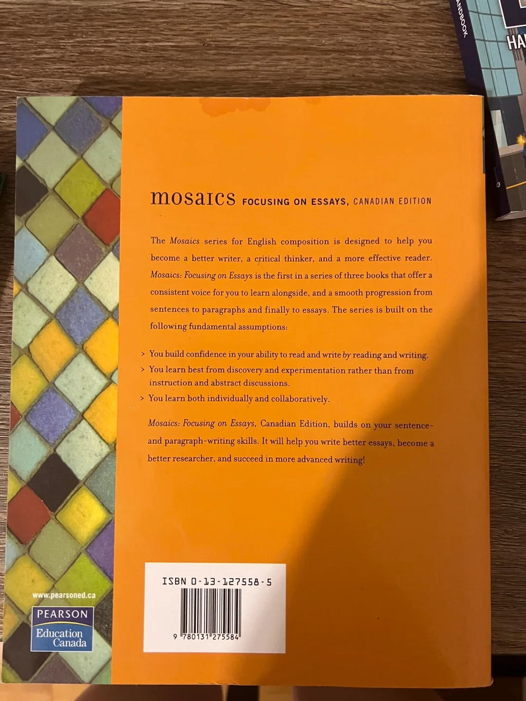 Mosaics: Focusing on Essays, Canadian Edition Textbook image indicator(2)
