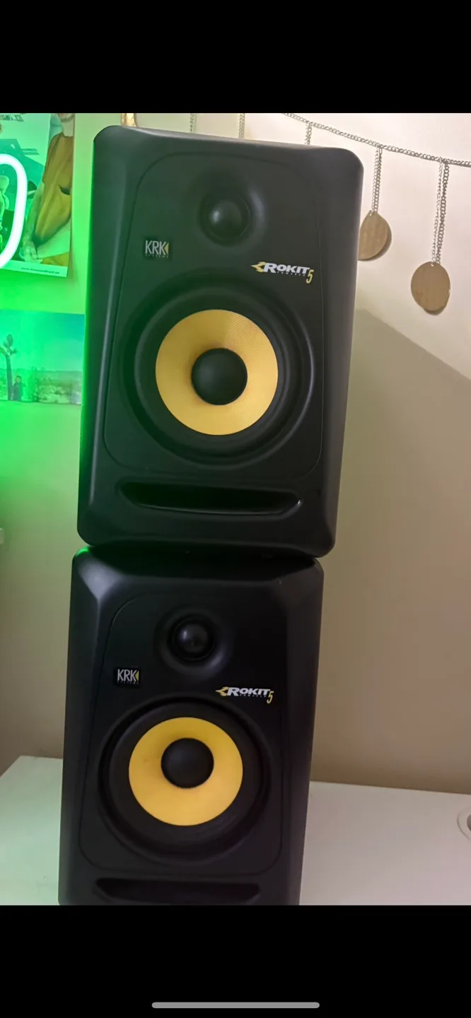 KRK RP5 Rokit 5 G2 Bi-Amp 5" Powered Studio Monitor Pair thumbnail