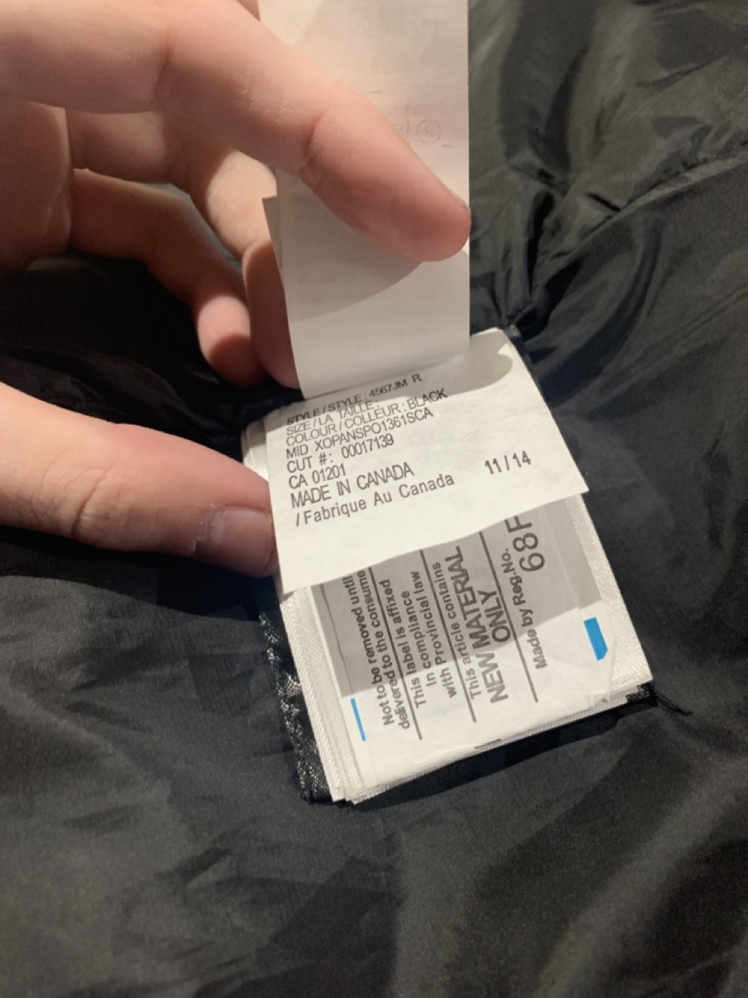 Canada Goose Arctic Program Vest - Black - Size S/P - photo 5