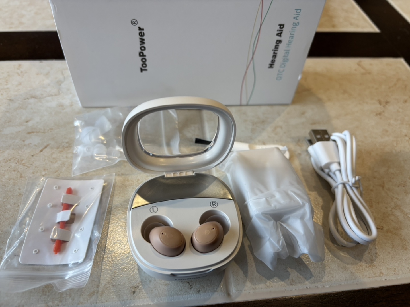 Rechargeable TooPower OTC Hearing Aids - TM-1122