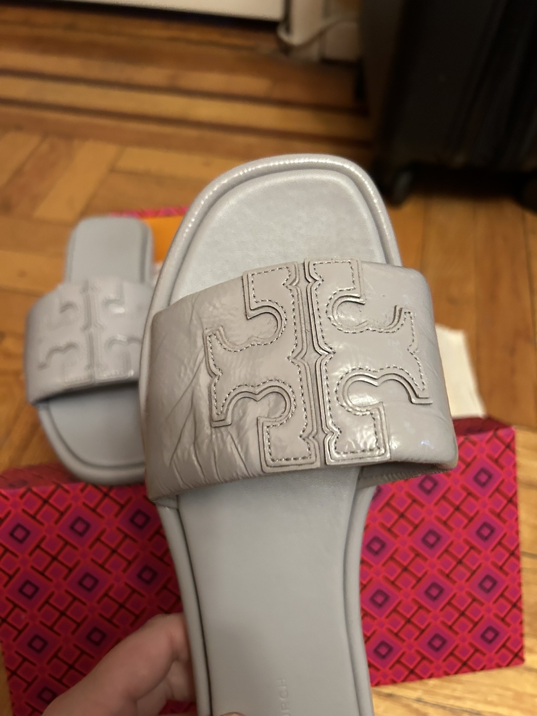 Tory Burch Miller Cloud Leather Slides - photo 3