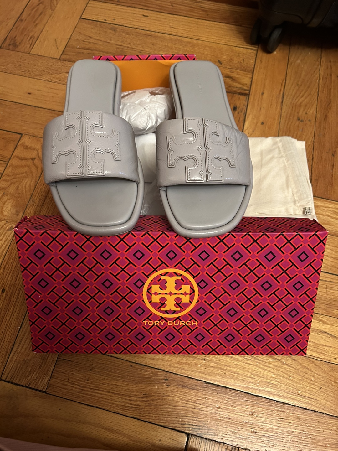 Tory Burch Miller Cloud Leather Slides