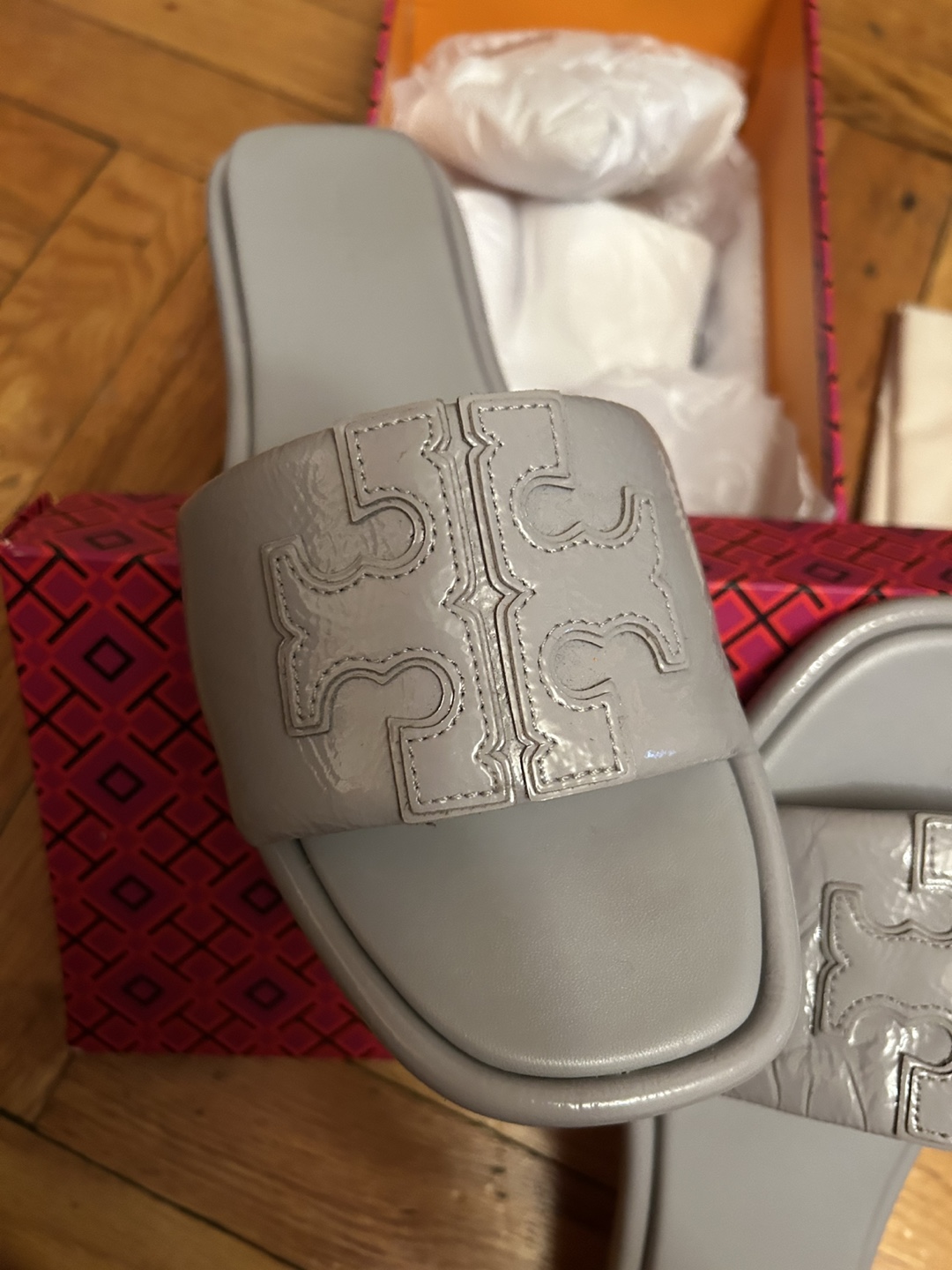 Tory Burch Miller Cloud Leather Slides - photo 5