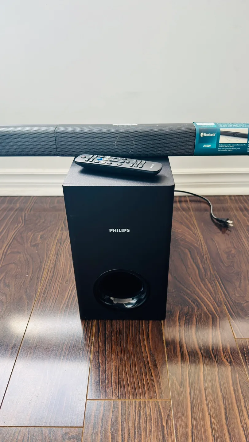 Philips Soundbar with Subwoofer thumbnail