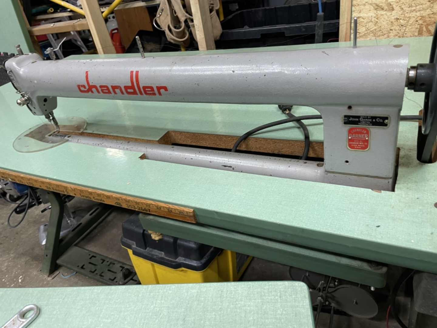 Vintage Chandler Industrial Sewing Machine
