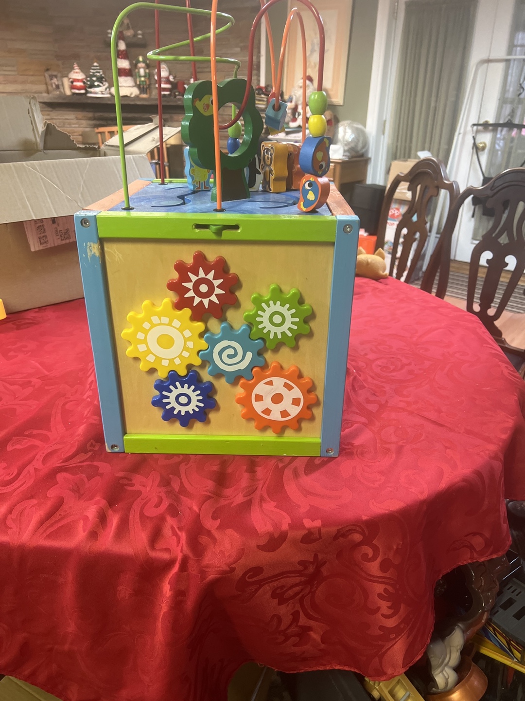 Wooden Activity Cube Toy for Toddlers - photo 2