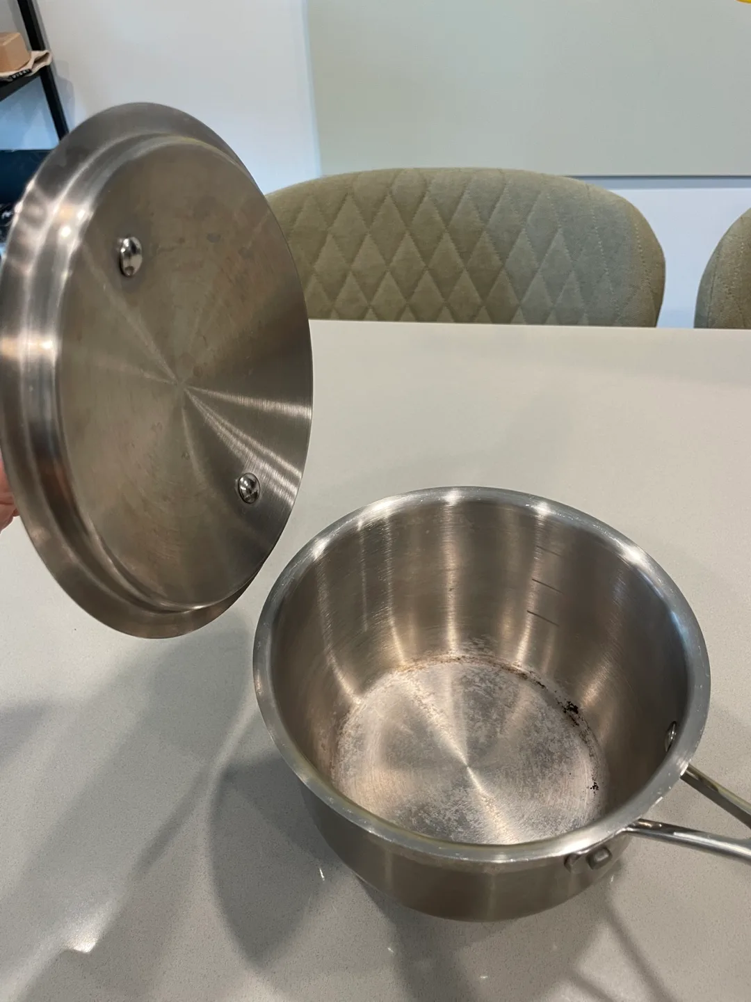 Stainless Steel Saucepan with Lid image indicator(2)