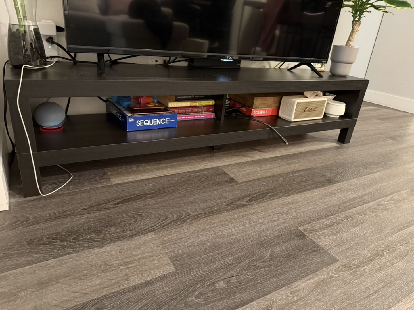 IKEA Black TV Stand - photo 3