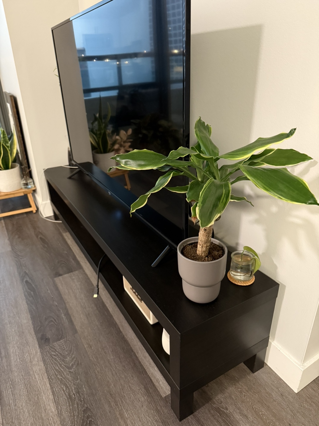 IKEA Black TV Stand