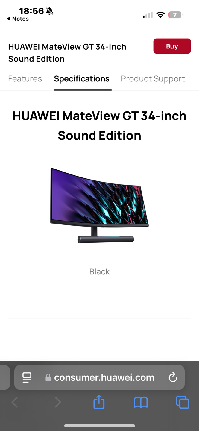HUAWEI MateView GT 34-inch Sound Edition Curved Gaming Monitor - photo 3