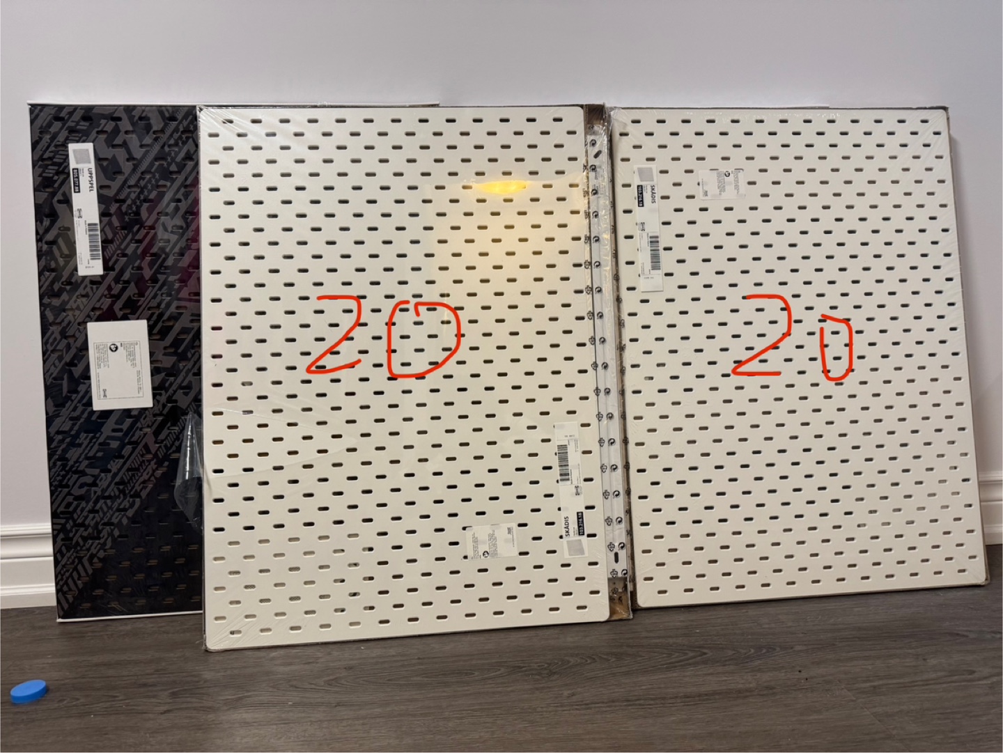 IKEA SKADIS Pegboard - White - 30x22"