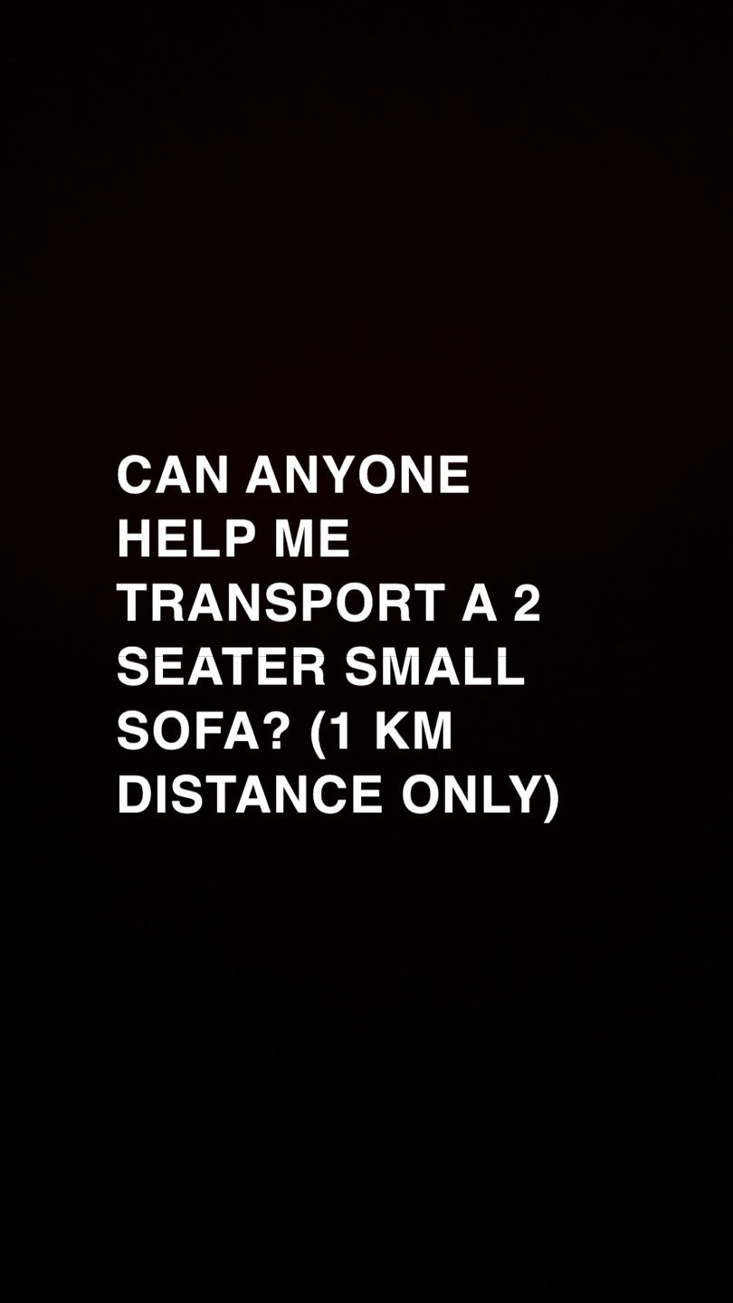 2-seater small sofa