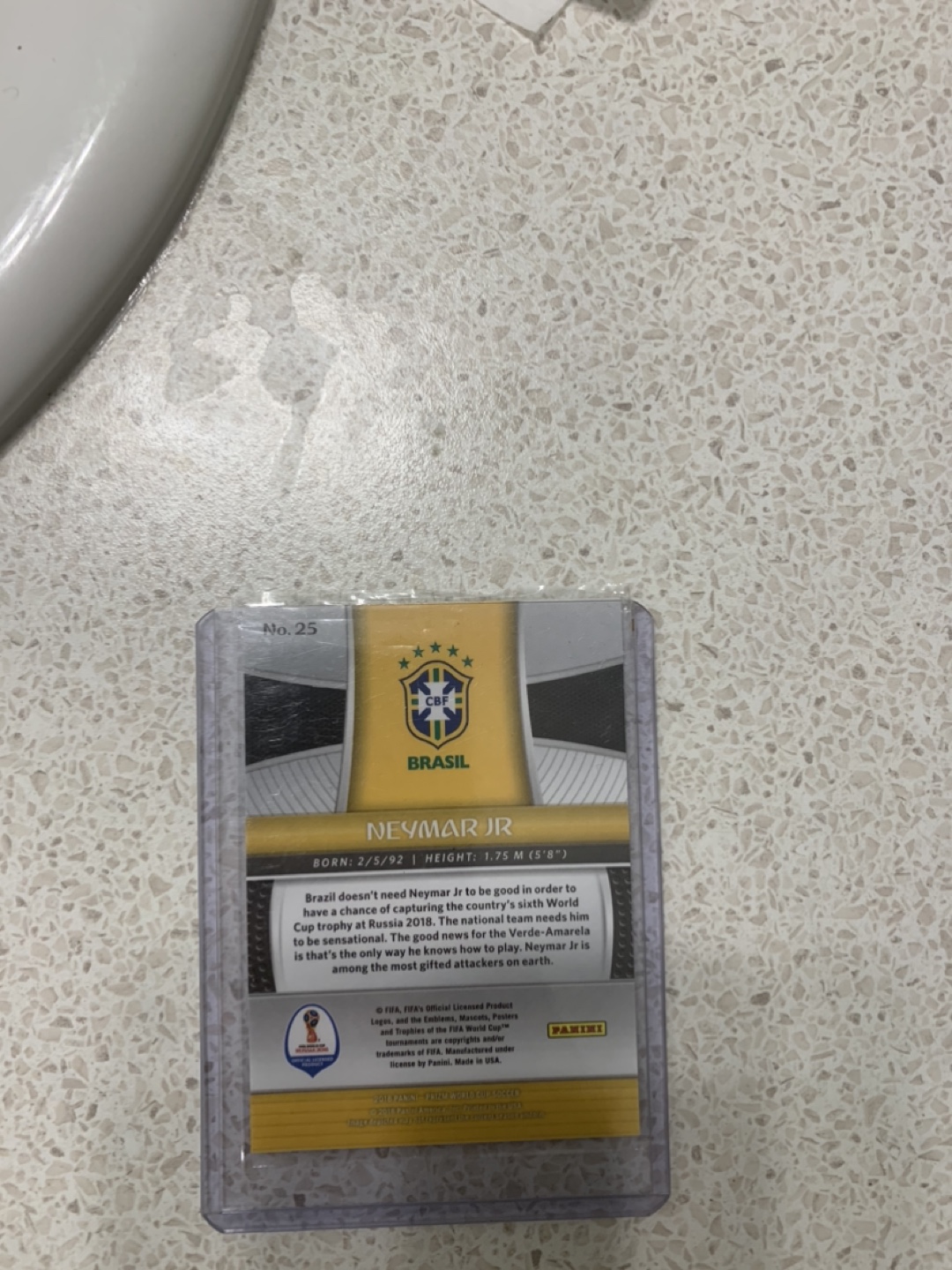 Neymar Jr 2018 FIFA World Cup Russia Panini Prizm - photo 3