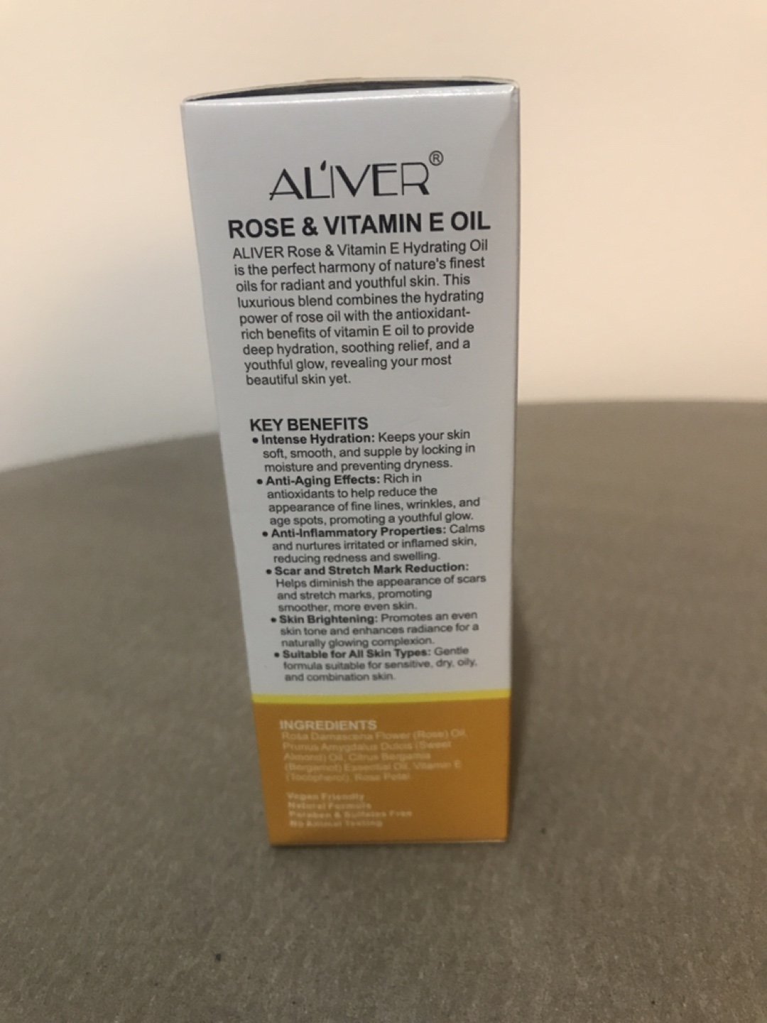 Rose & Vitamin E Face & Body Oil - 60ml - photo 3