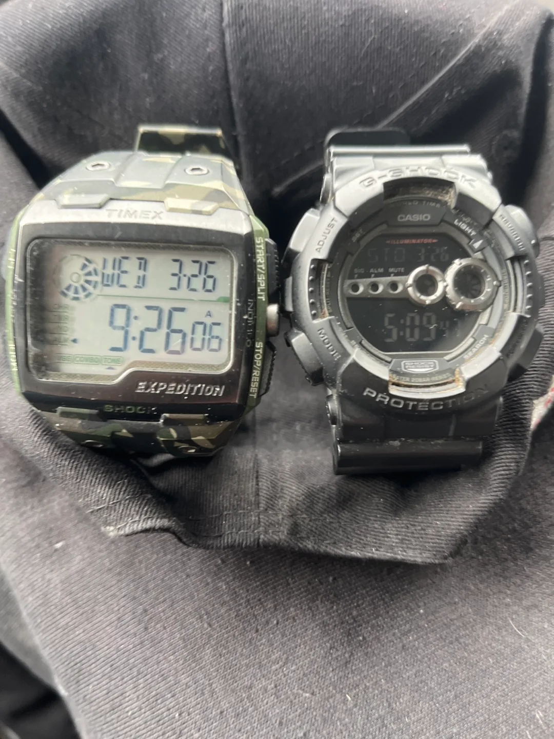Two Men's Watches - Casio G-Shock & Timex Expedition image indicator(2)