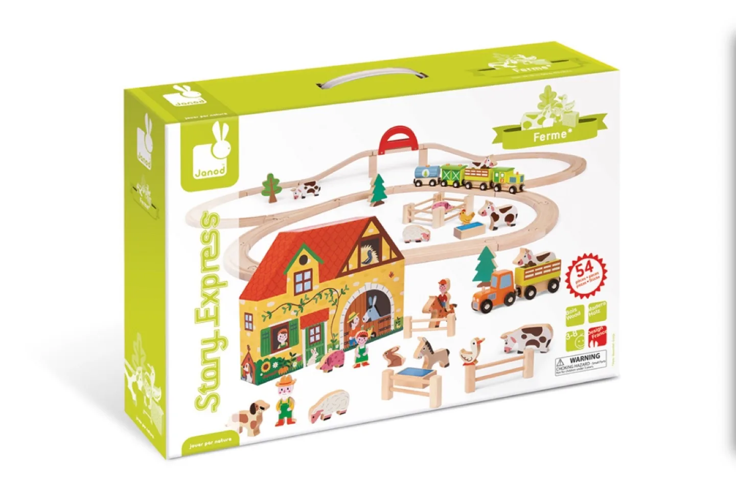 Janod Story Express Farm Wooden Train Set image indicator(2)