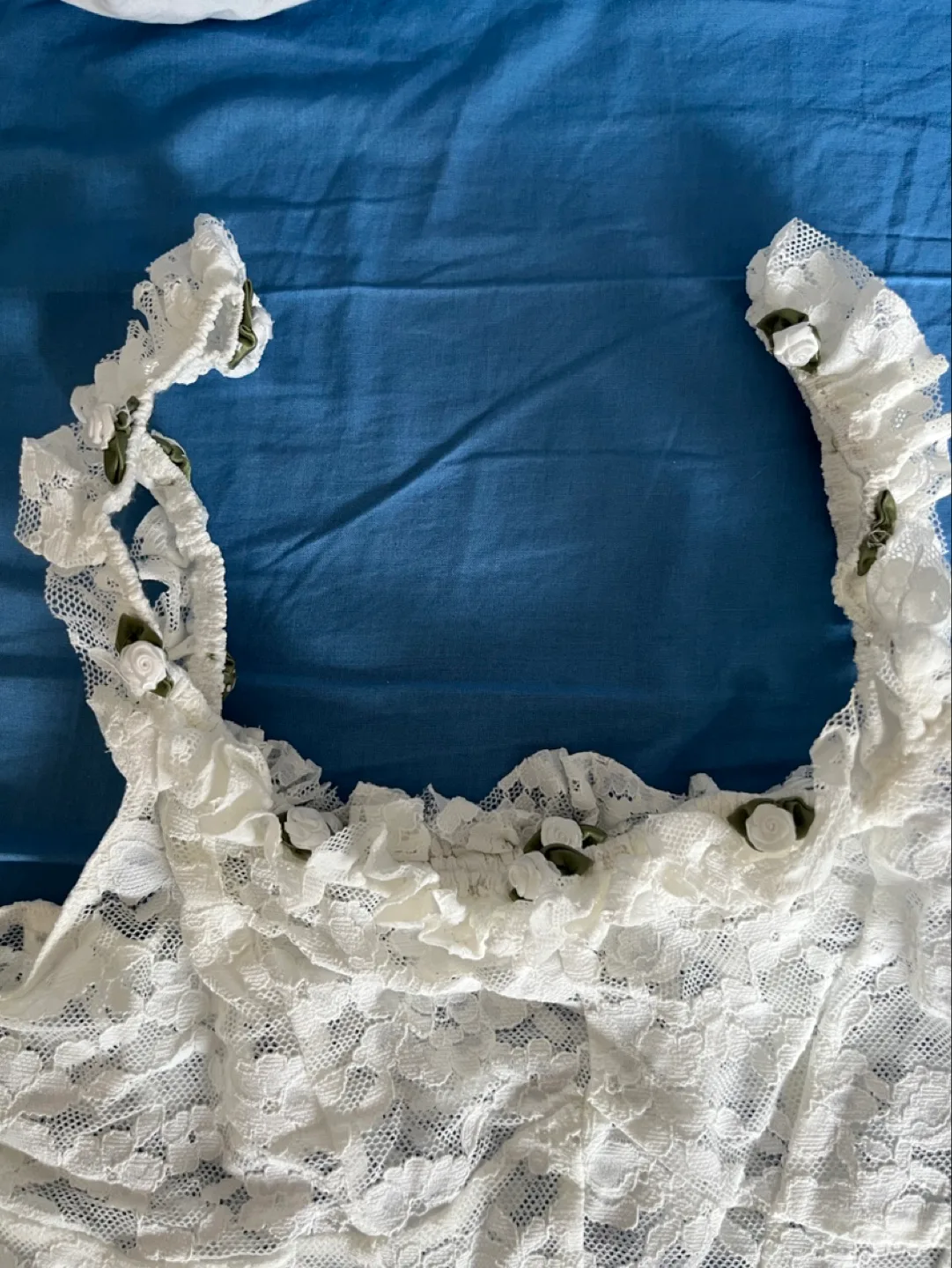 For Love & Lemons White Lace Mini Dress Size S image indicator(2)