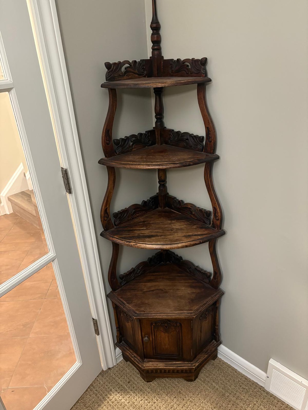 Corner Shelf/Display Cabinet
