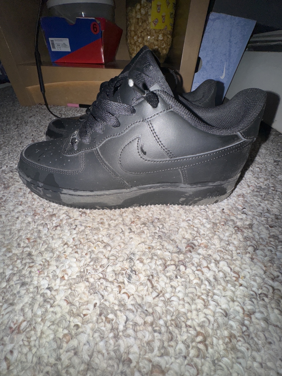 Nike Air Force 1 '07 Men's Shoes - Black - photo 3
