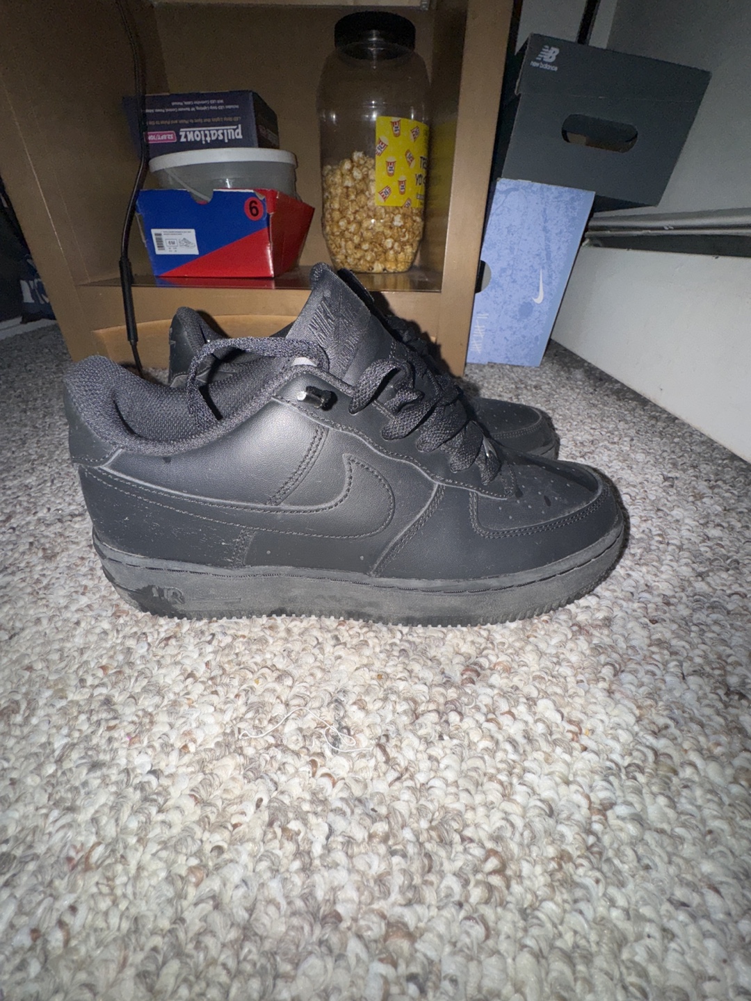 Nike Air Force 1 '07 Men's Shoes - Black - photo 2