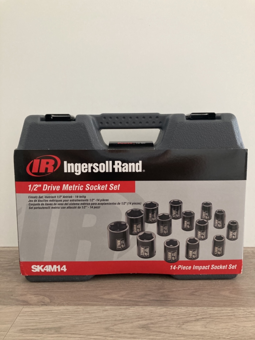 Ingersoll Rand SKAMH14 1/2" Drive Metric Socket Set - 14-Piece