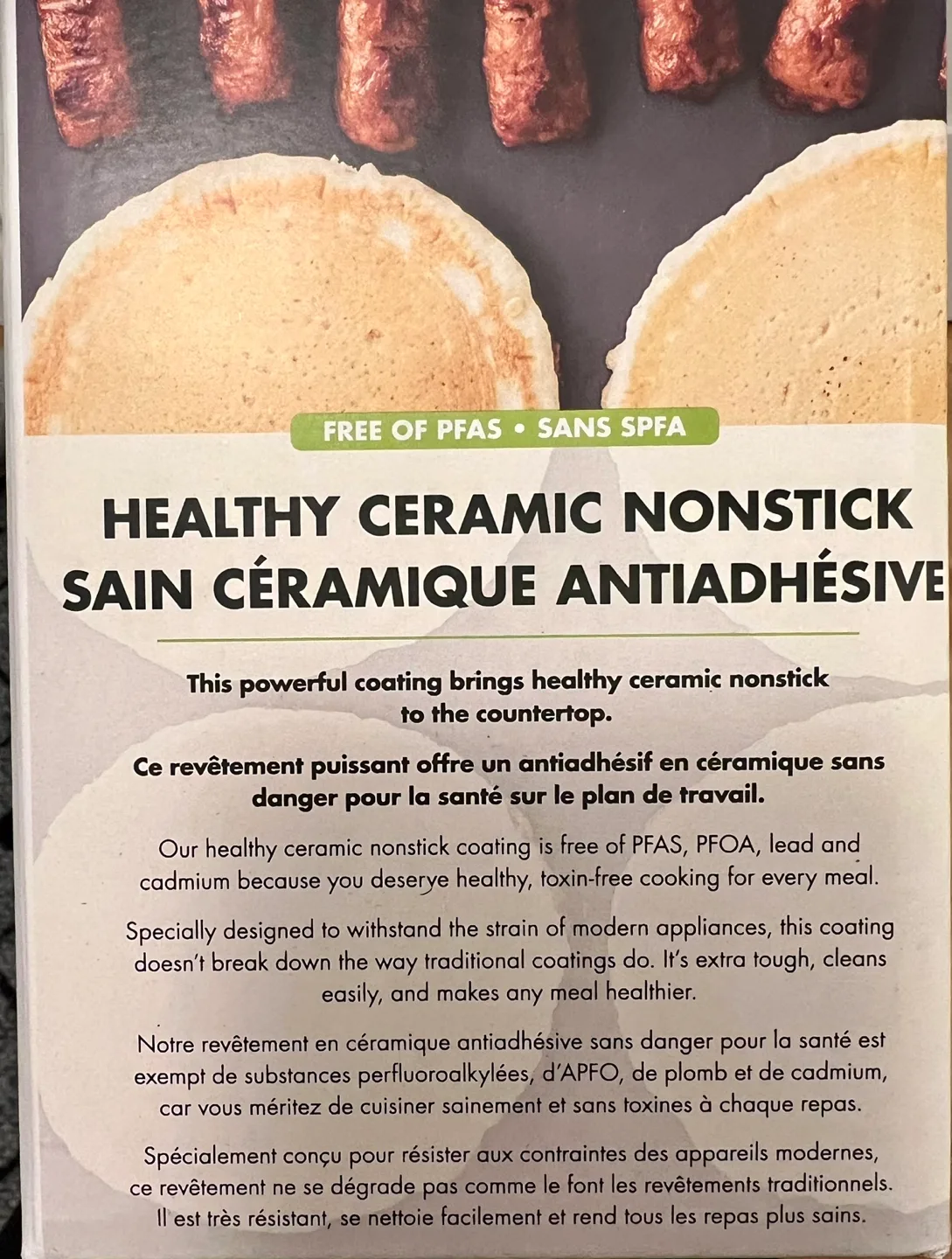 NIB,  GreenPan Large HEALTHY Ceramic Griddle - Toxin free image indicator(4)