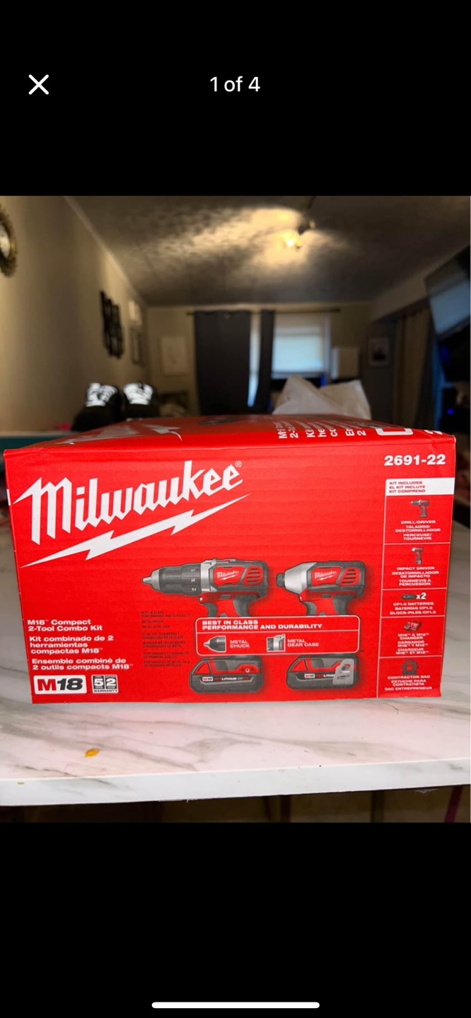 Milwaukee 18-Volt Compact Drill and Impact Driver Combo Kit - photo 3
