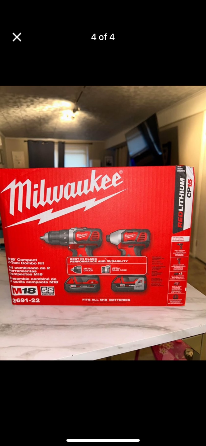 Milwaukee 18-Volt Compact Drill and Impact Driver Combo Kit