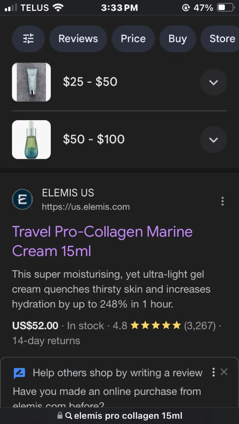 Elemis Pro-Collagen Marine Cream Travel Size image indicator(4)
