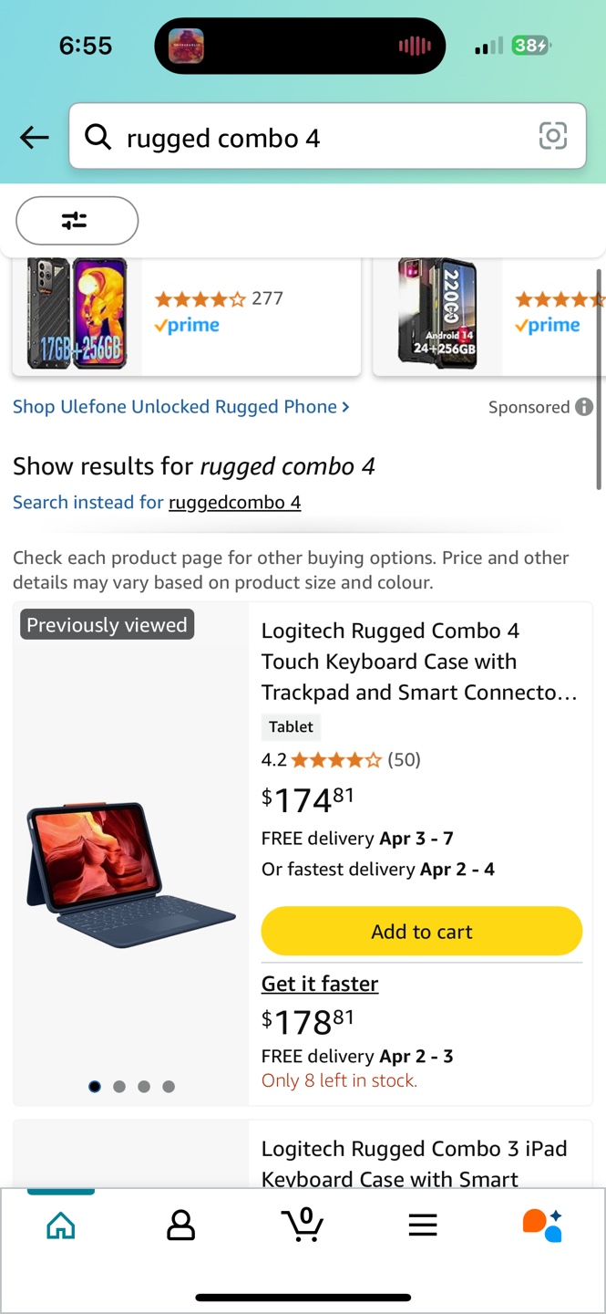 Apple iPad A16 WiFi 256g & Logitech Rugged Combo 4 Keyboard Case - photo 5
