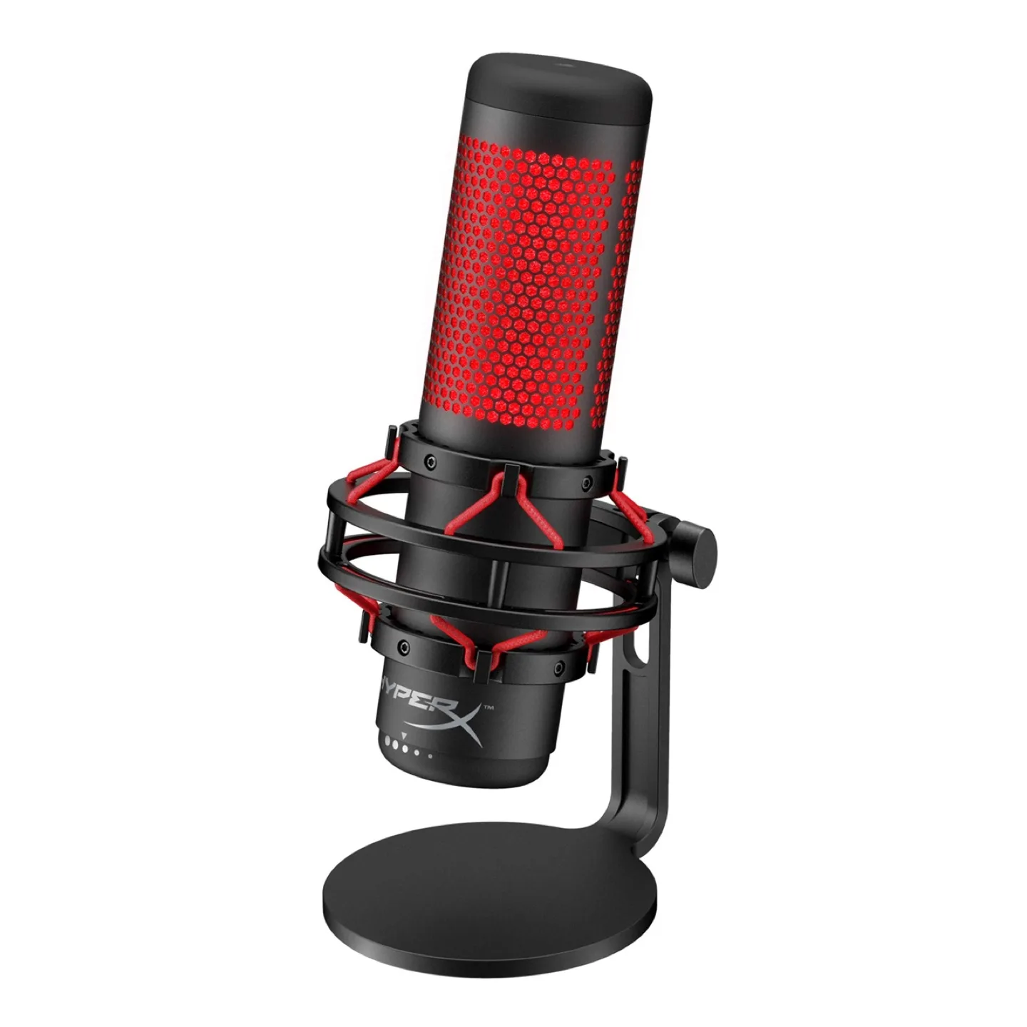 HyperX QuadCast S USB Microphone - Black/Red thumbnail