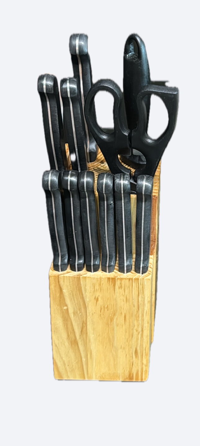 Knife Block Set with Scissors