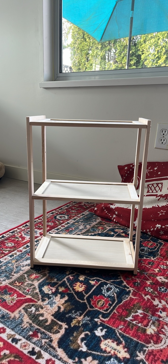 Three-Tier Wooden Desk Shelf Organizer - photo 2