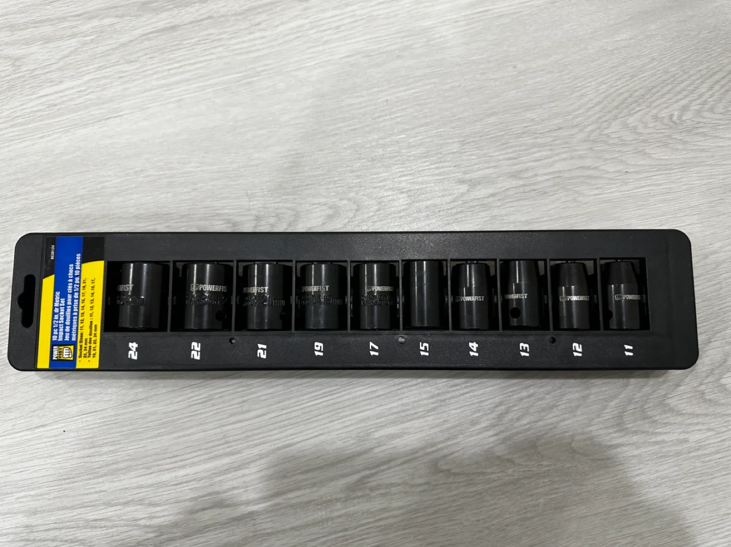 Powerfist 10-Piece 1/2-inch Drive Metric Impact Socket Set thumbnail