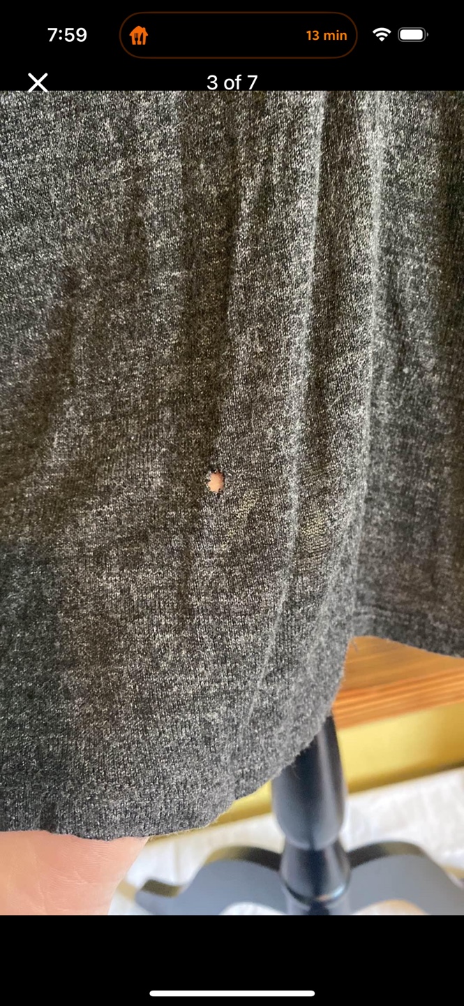 Ann Taylor Loft Oversized V-neck Sweater Top - photo 3