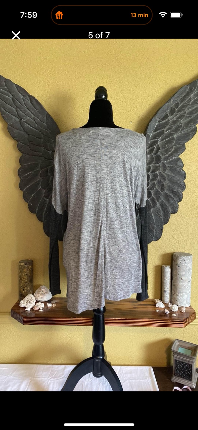 Ann Taylor Loft Oversized V-neck Sweater Top - photo 5