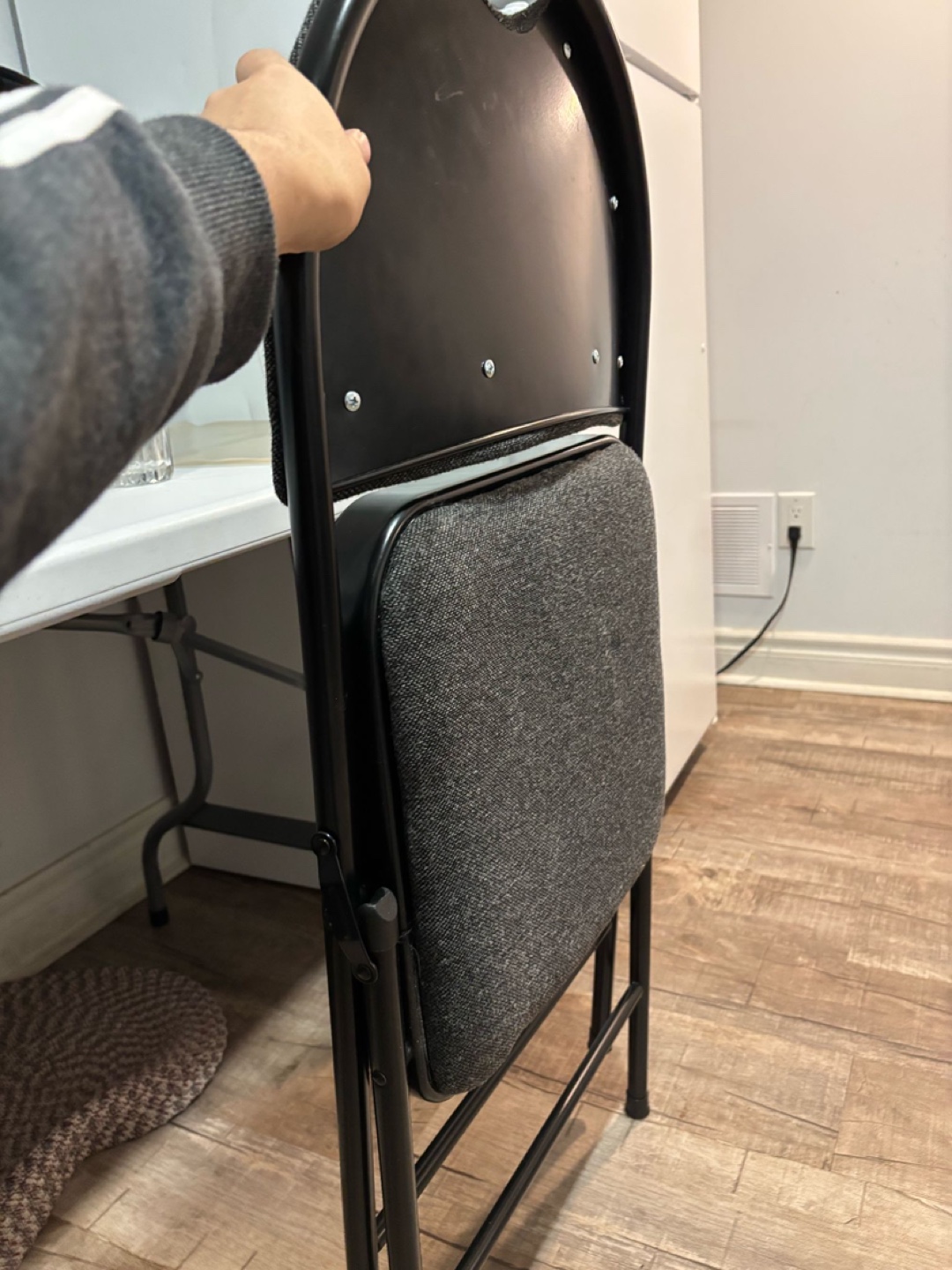 Folding Chair with Padded Seat and Back - photo 3